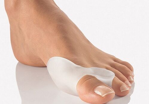 Block silicone for the big toe